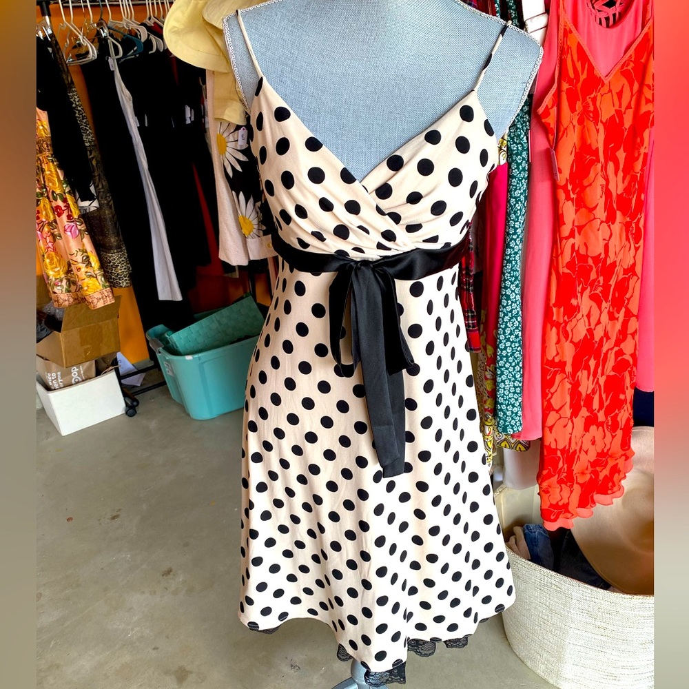 City Triangles black polka dot dress! FREE SHIPPING!